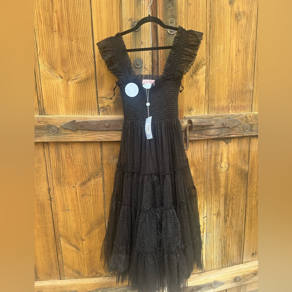 Hill House Ellie Nap Dress Collectors Edition 2023 Black Glitter Tulle